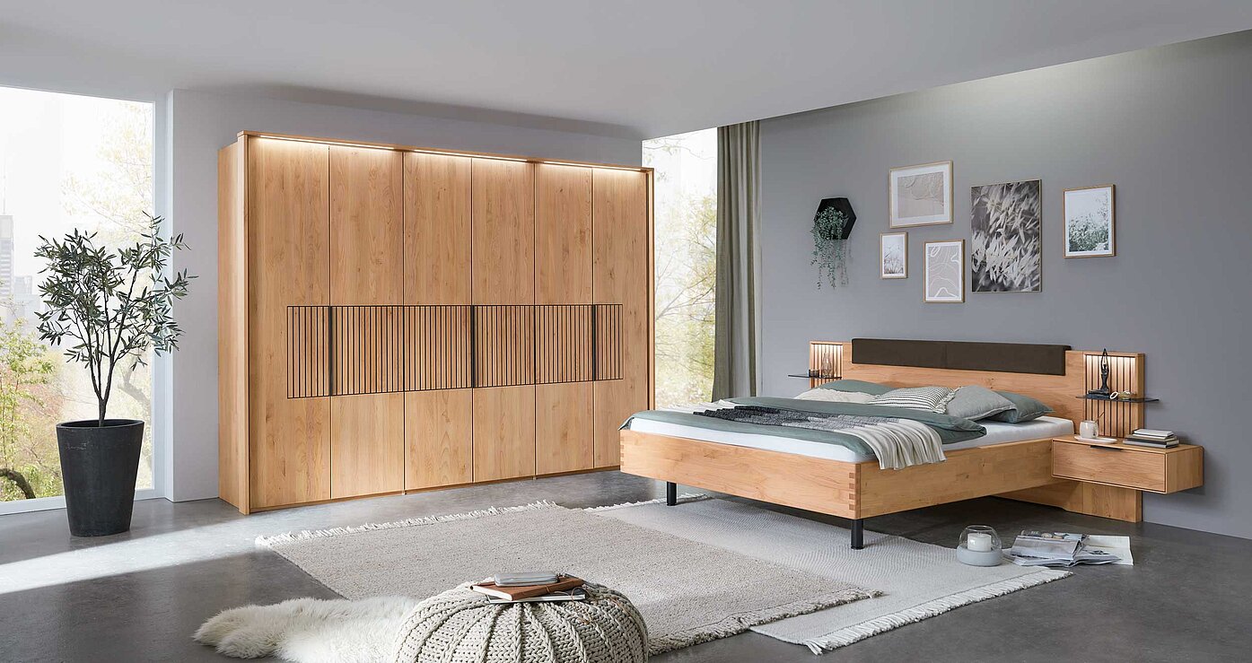 Abbildung Massivholz Schlafzimmer WSM 4400 in Erle